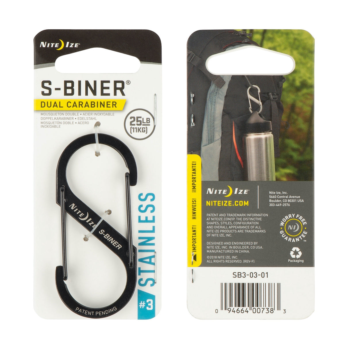 S-Biner® Stainless Dual - Karabiineri