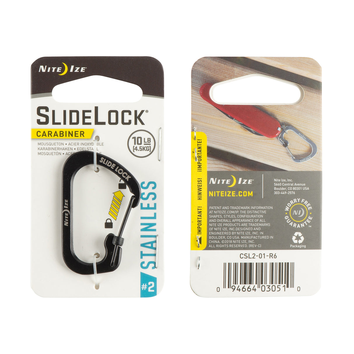 SlideLock® Carabiner