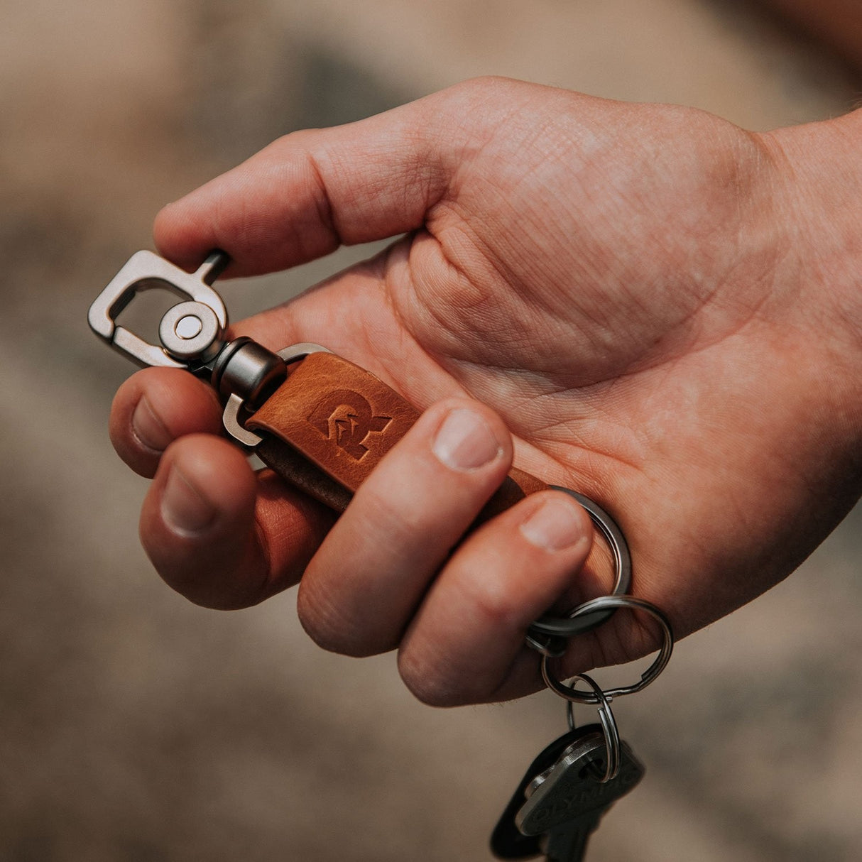 Leather Keychain