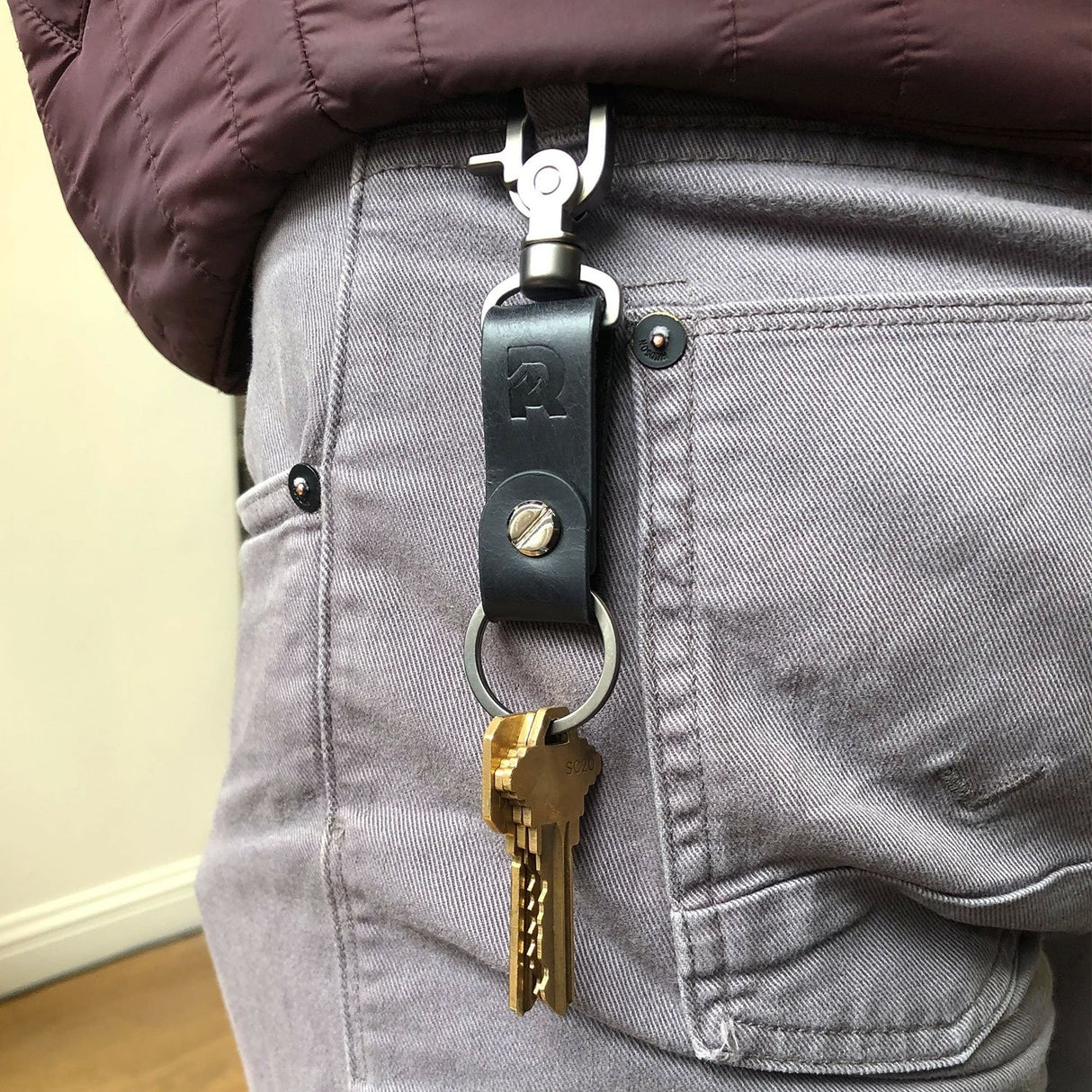 Leather Keychain