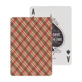 Vintage Plaid Playing Cards