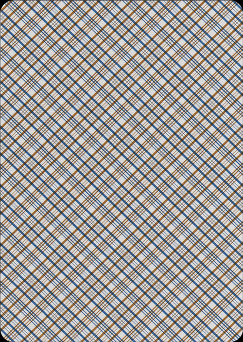 Vintage Plaid Spielkarten