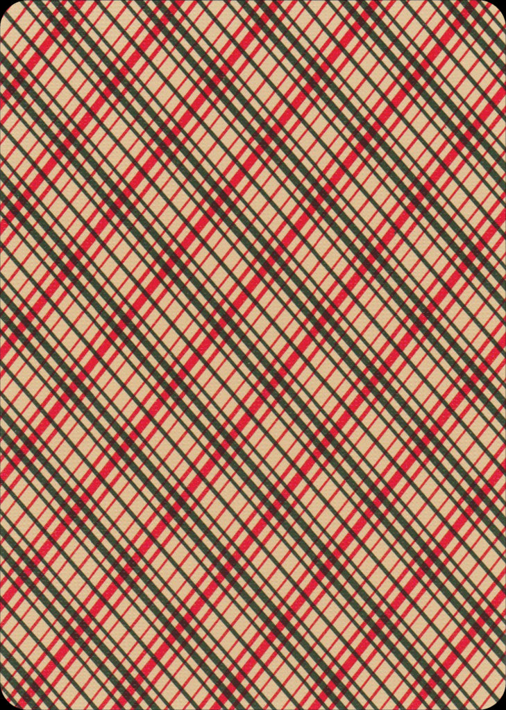 Vintage Plaid Spielkarten