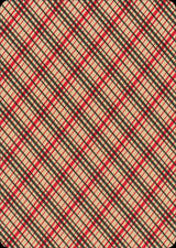 Vintage Plaid Spielkarten