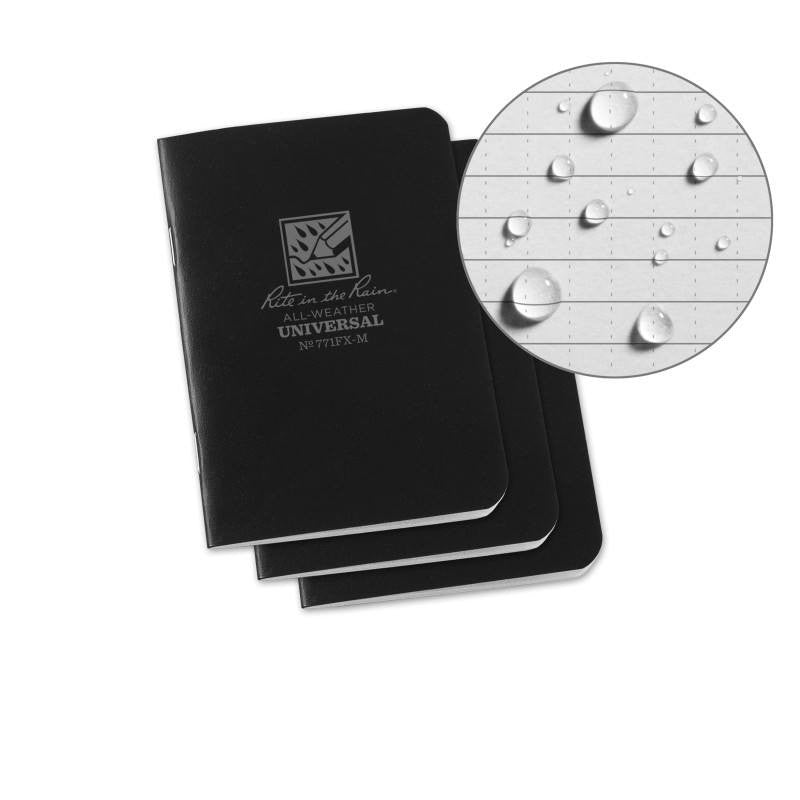 Stapled Notebook 3.25×4.625 3-Pack