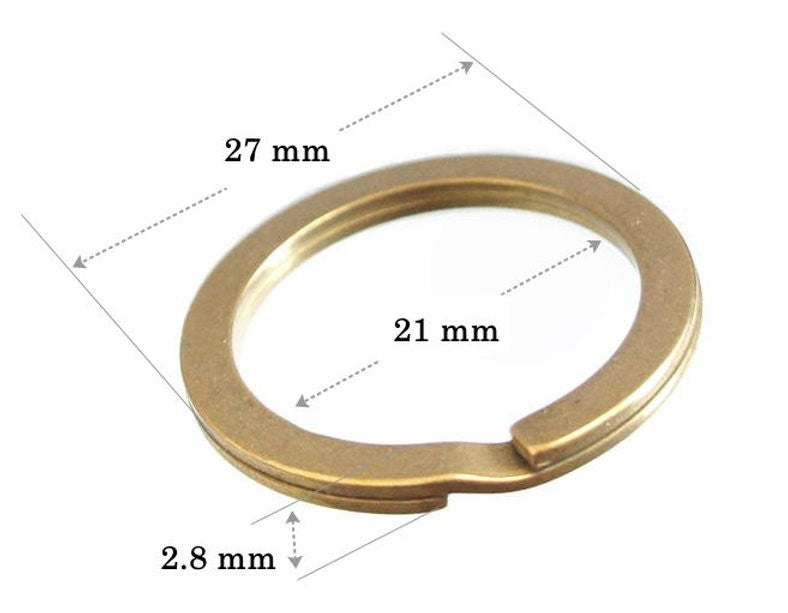 Flat Split Ring