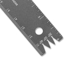 Ruler + Knife Angle Finder