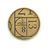 Fibonacci Coin Bronze