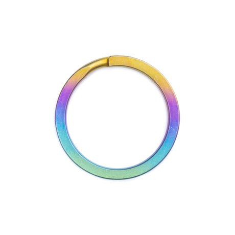 Titanium Anodized Split Ring