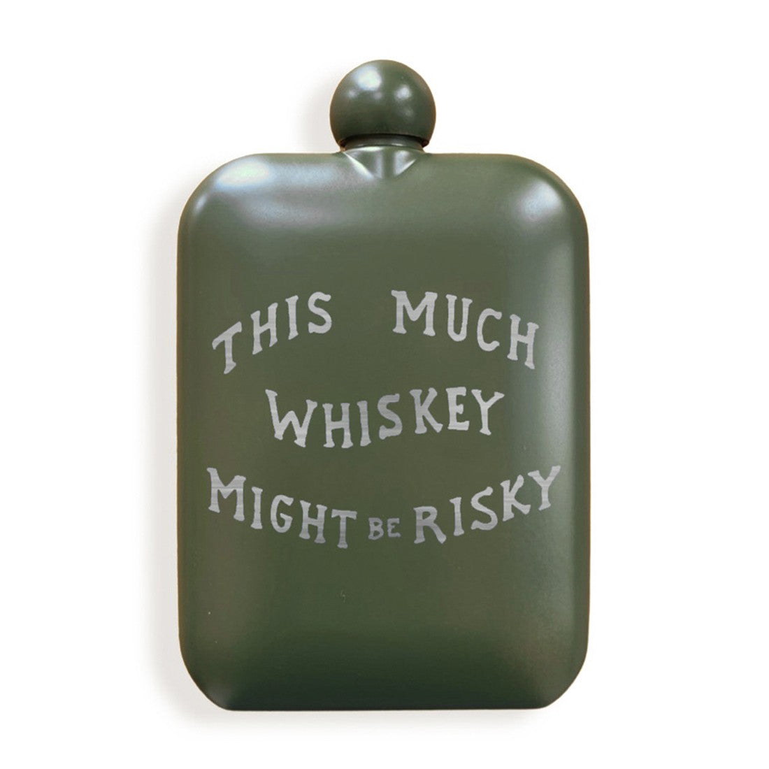 Risky Olive Drab Flask