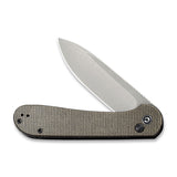 Elementum Button Lock Knife