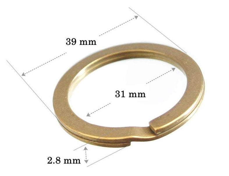 Flat Split Ring