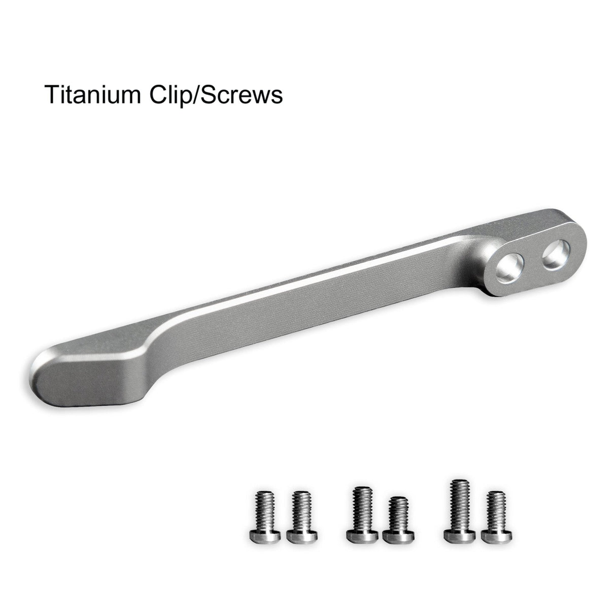 Titanium Pocket Clip (6 Screws)