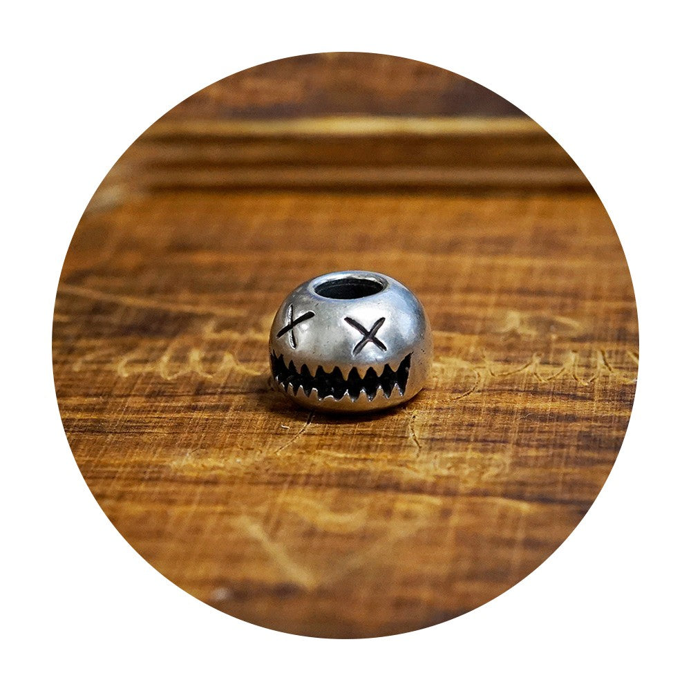 Smiley Bead Silver