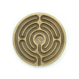 Labyrinth Stone Brass