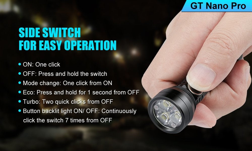 GT Nano Pro Flashlight