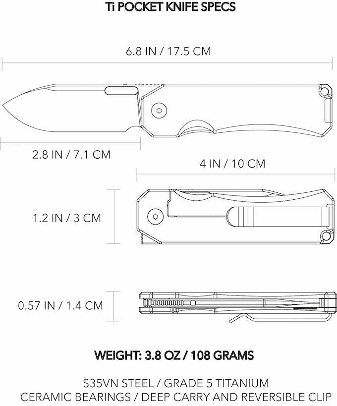 Ti Pocket Knife