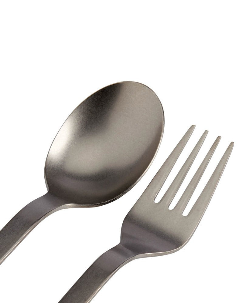 Titanium Fork & Spoon - Setti