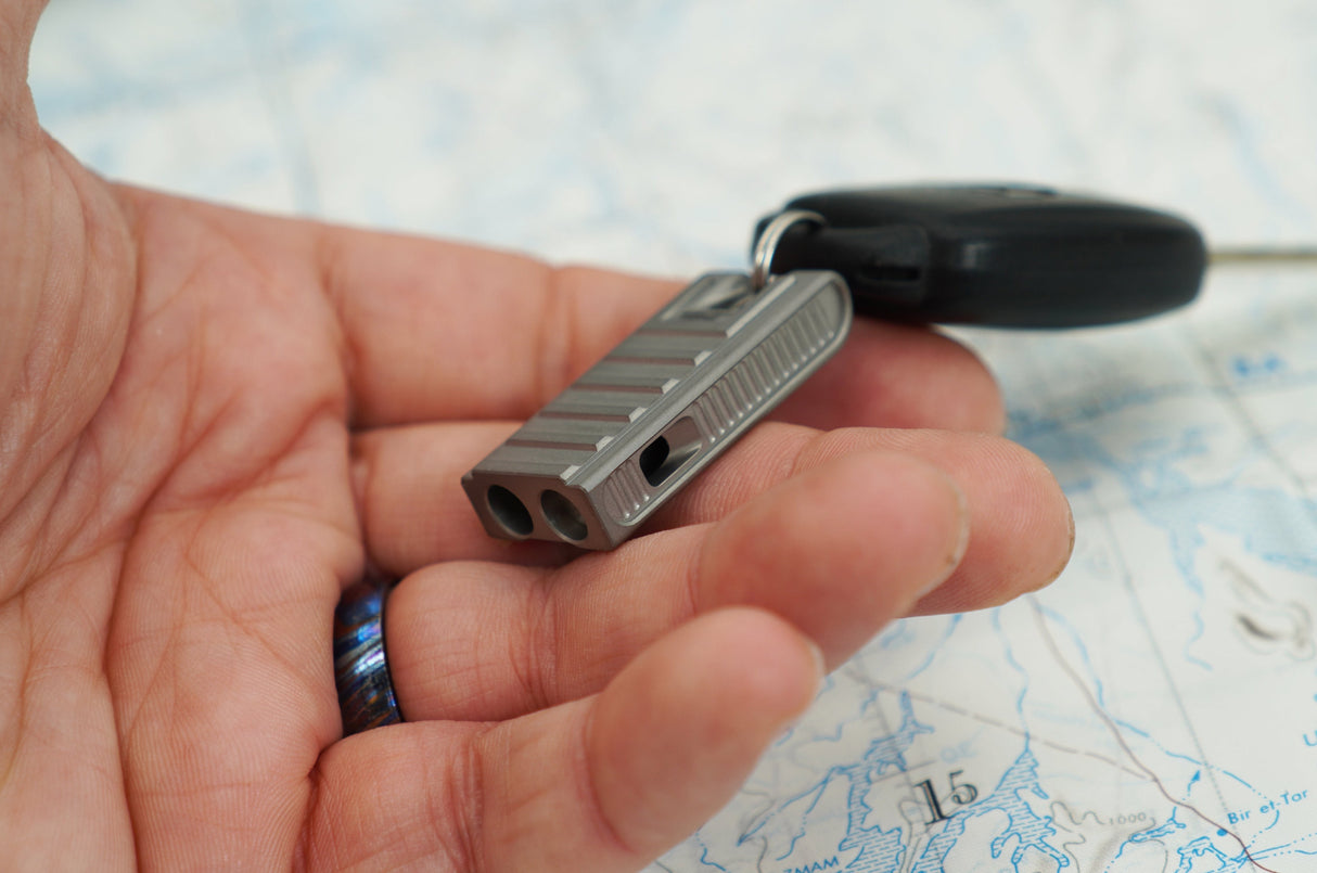 Abrams Titanium Whistle