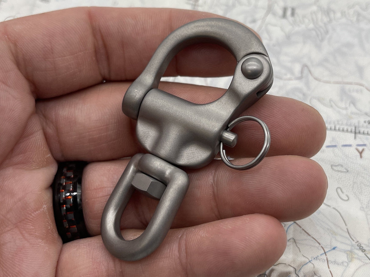 Titanium QR Snap Shackle