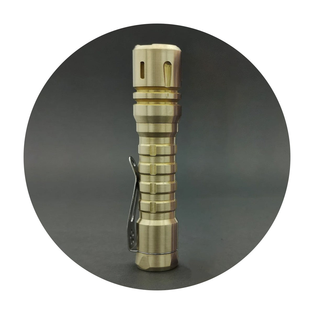 LANapple Brass Flashlight