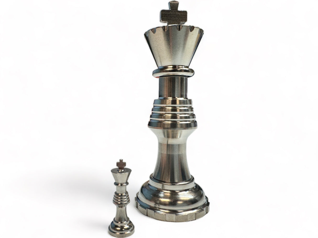 Titanium Chess Piece Complete Set