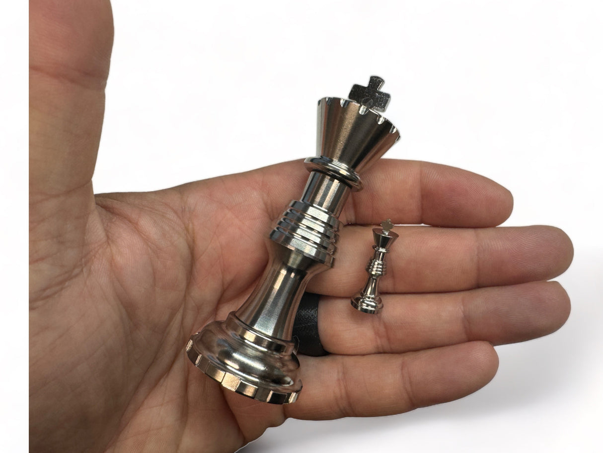 Titanium Chess Piece Complete Set