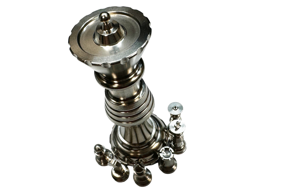 Titanium Chess Piece Complete Set