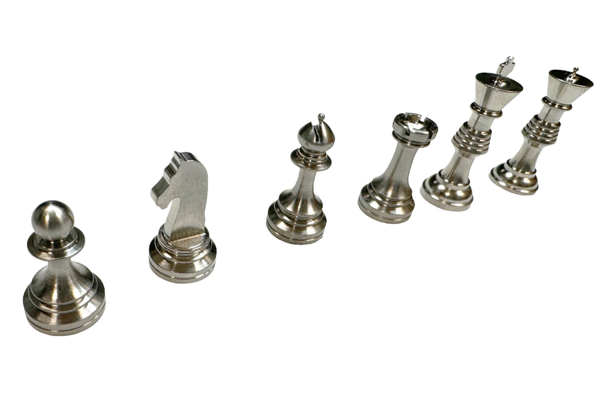 Titanium Chess Piece Complete Set