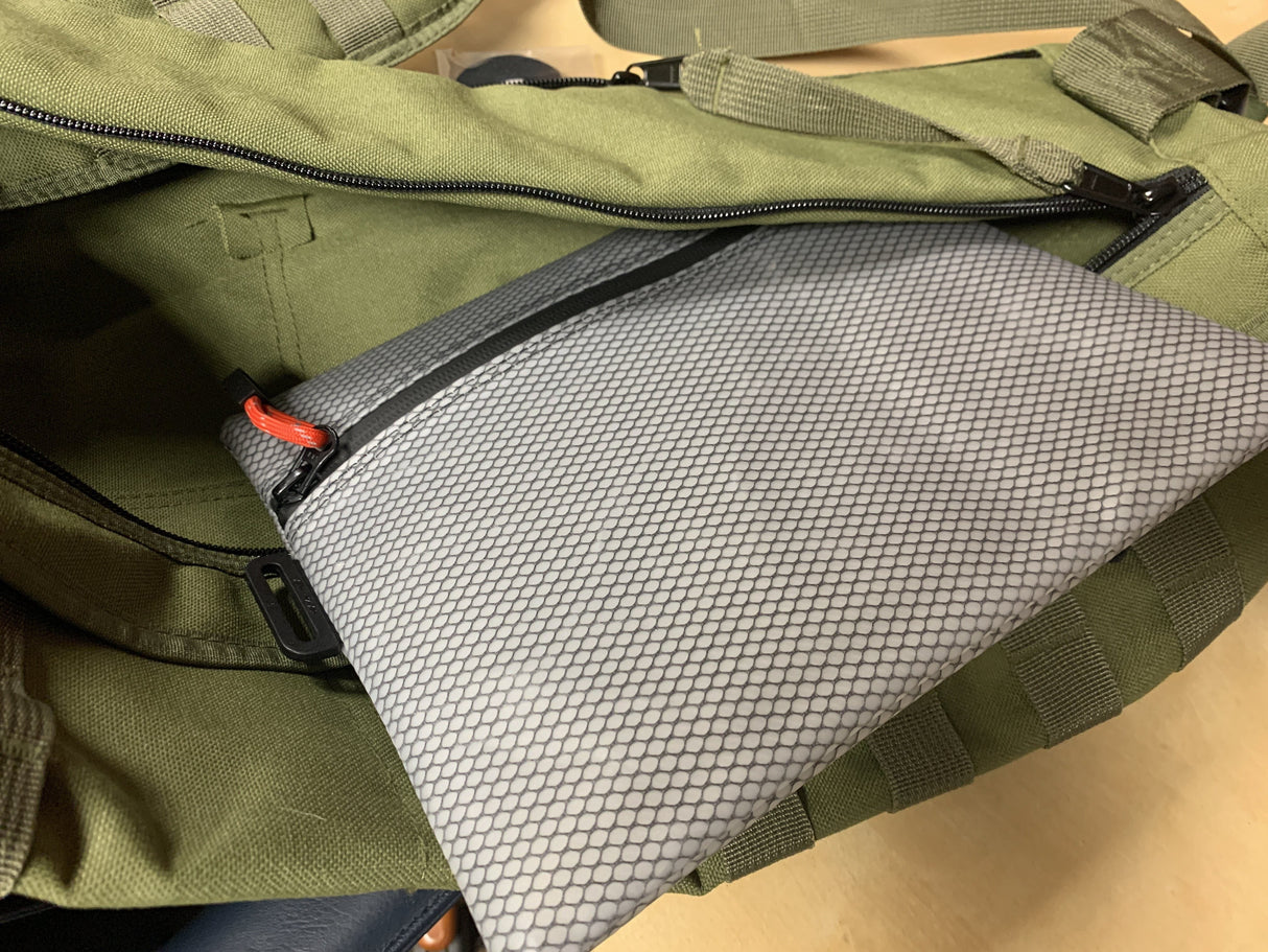 Large Armada-Weave Zip Bag