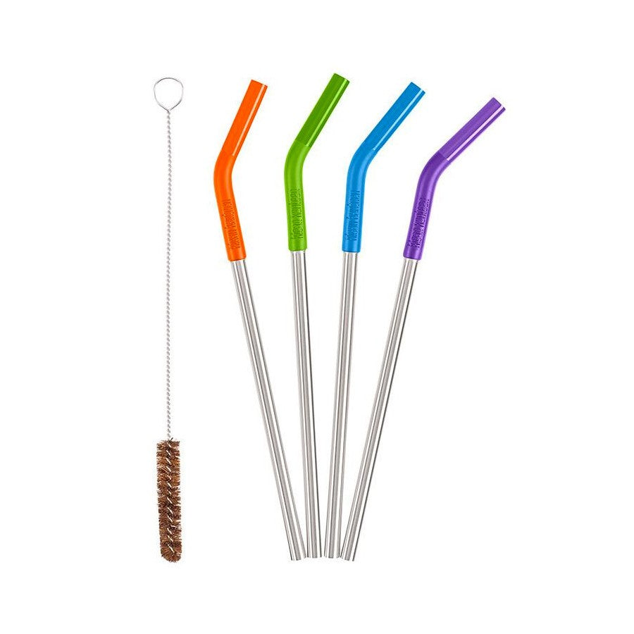 Steel Straw 5 Piece Set