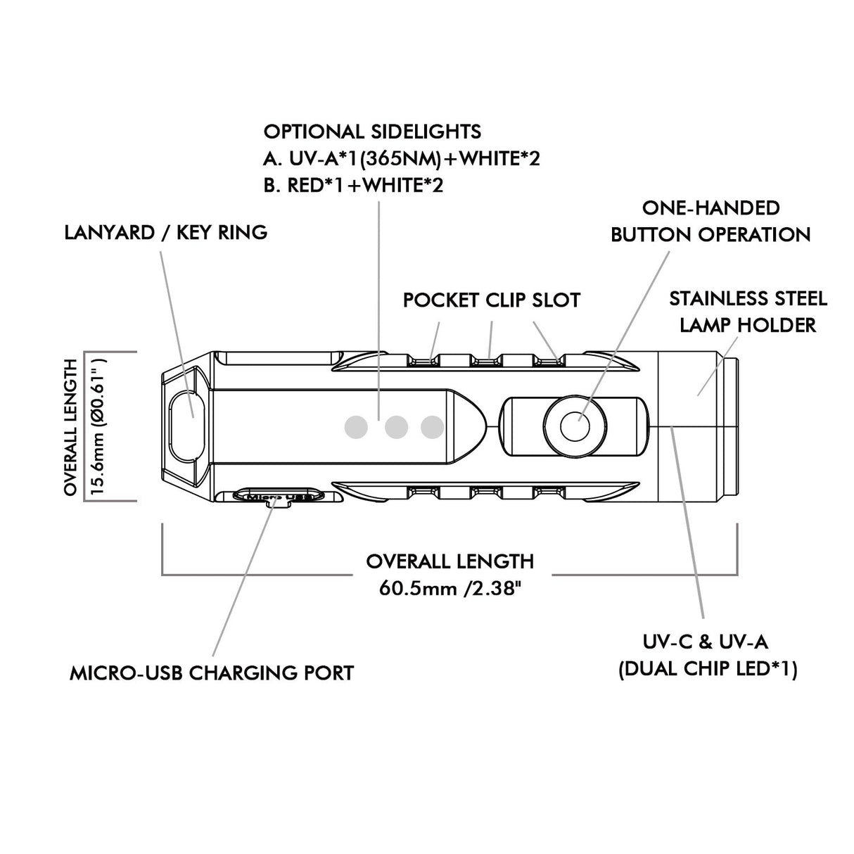 Aurora A8 Pro Flashlight