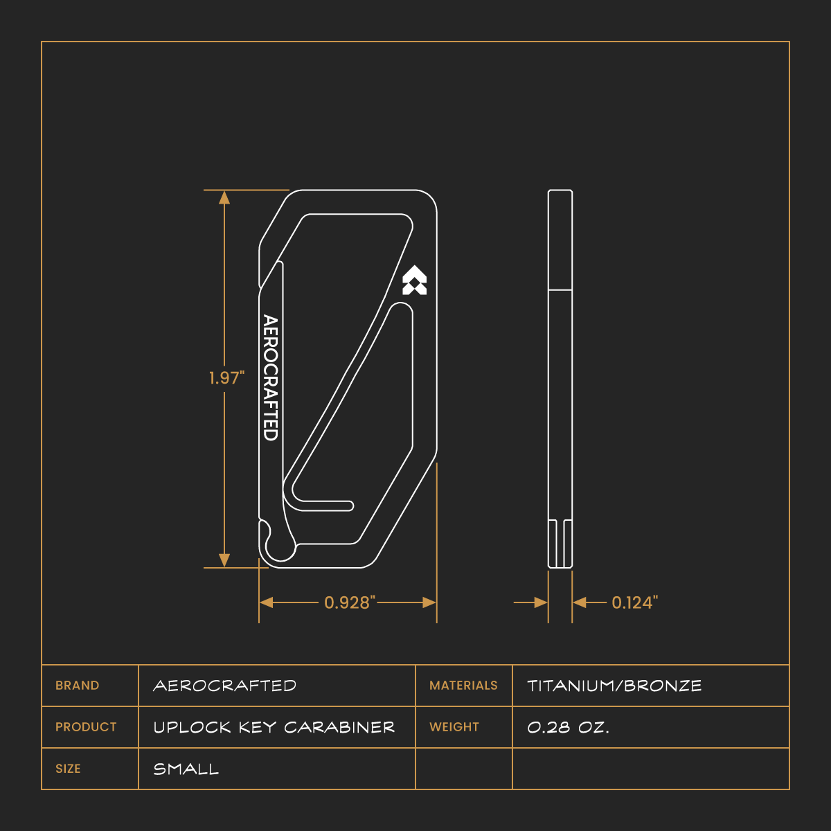 Uplock Key Carabiner