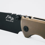 Exclusive 229 Redencion Bronze Ti Chisel Knife