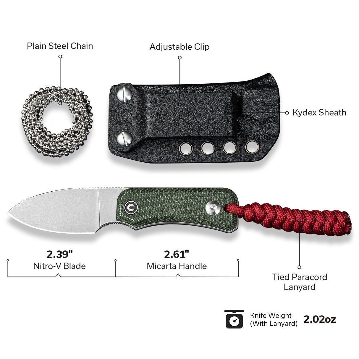 Baby Banter Fixed Blade Knife